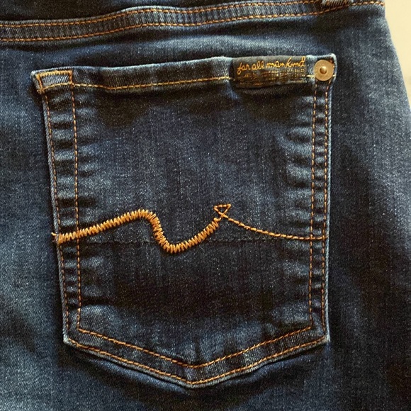 7 for All Mankind Denim Shorts Size 27 - Picture 4 of 8